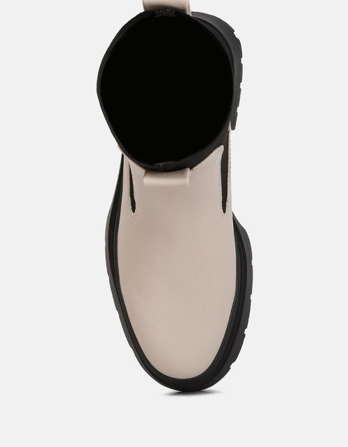 Load image into Gallery viewer, ronin high top chunky chelsea boots by London Rag
