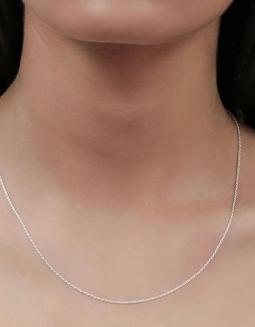 Load image into Gallery viewer, Italian Solid Sterling Silver Yellow Gold Diamond Cut Rope Chain 16-18-20-22-24 Inch by Donatello Gian
