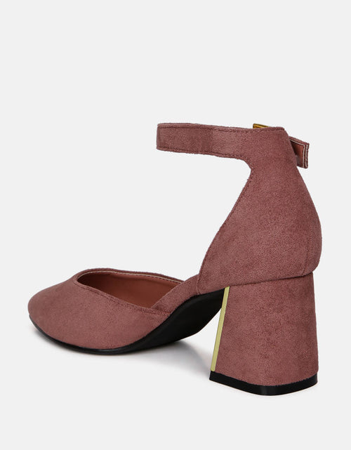Load image into Gallery viewer, rory metallic sling detail block heel sandals by London Rag
