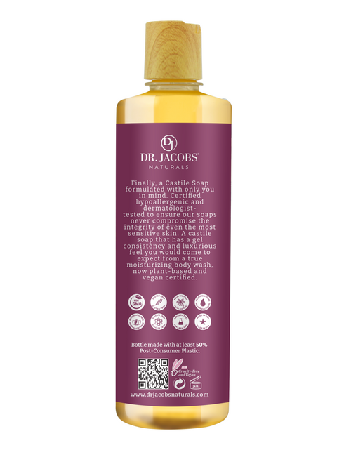 Load image into Gallery viewer, Rose Castile Body Wash by Dr. Jacobs Naturals
