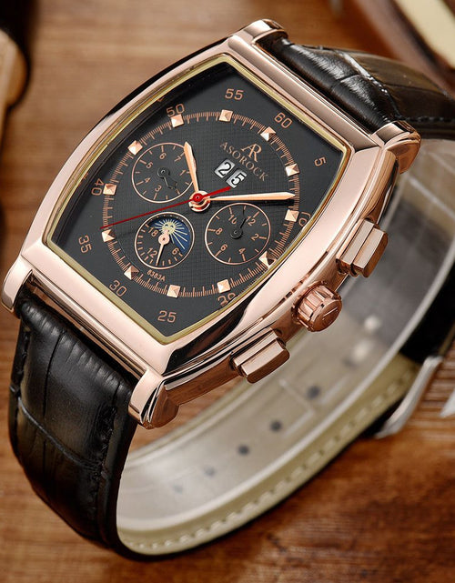 Load image into Gallery viewer, Rosegold/Black Ambassador (RESTOCK PRE-ORDER) by ASOROCK WATCHES
