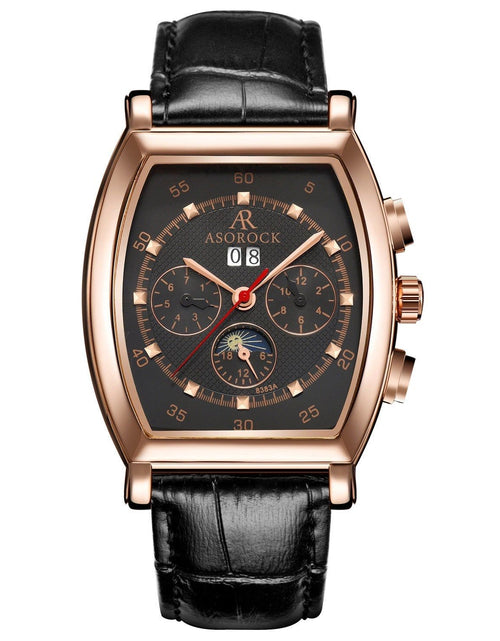 Load image into Gallery viewer, Rosegold/Black Ambassador (RESTOCK PRE-ORDER) by ASOROCK WATCHES
