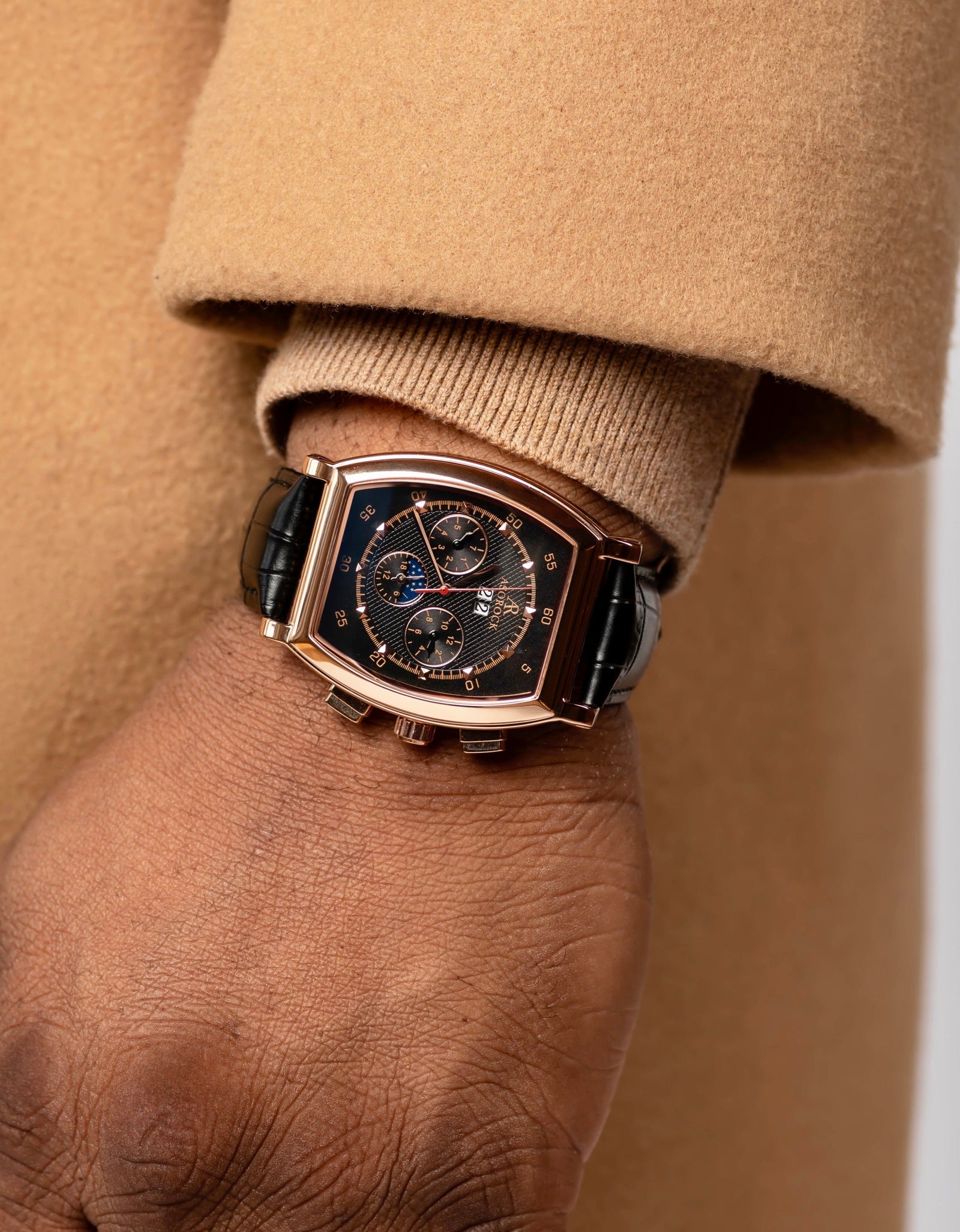 Rosegold/Black Ambassador (RESTOCK PRE-ORDER) by ASOROCK WATCHES