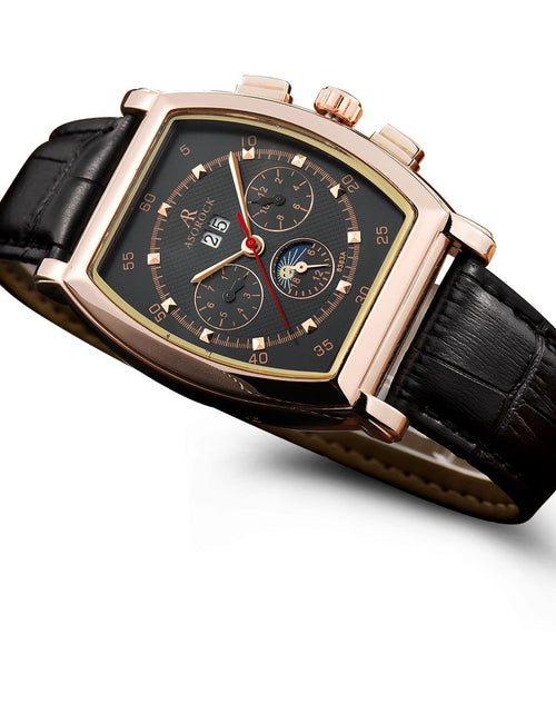 Load image into Gallery viewer, Rosegold/Black Ambassador (RESTOCK PRE-ORDER) by ASOROCK WATCHES
