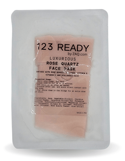 Load image into Gallery viewer, Rose Quartz Luxurious Hydrogel Face Mask by ZAQ Skin &amp; Body
