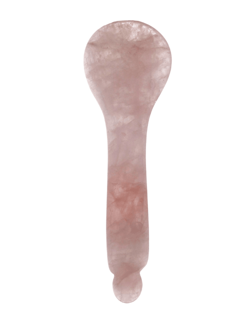 Load image into Gallery viewer, Rose Quartz Gua Sha Spoon by ZAQ Skin &amp; Body
