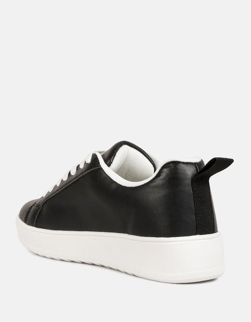 Load image into Gallery viewer, Rouxy Faux Leather Sneakers by London Rag
