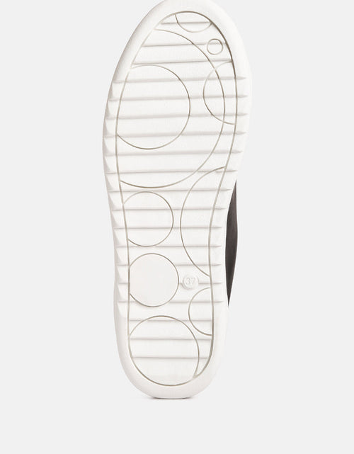 Load image into Gallery viewer, Rouxy Faux Leather Sneakers by London Rag
