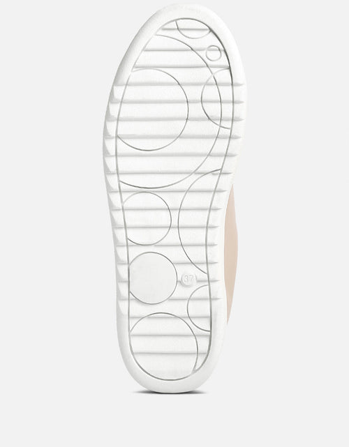 Load image into Gallery viewer, Rouxy Faux Leather Sneakers by London Rag
