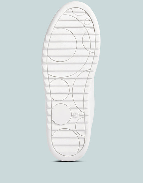 Load image into Gallery viewer, Rouxy Faux Leather Sneakers by London Rag
