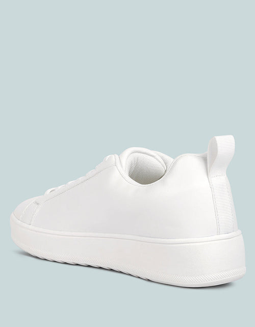 Load image into Gallery viewer, Rouxy Faux Leather Sneakers by London Rag
