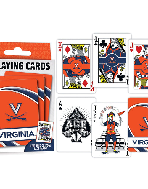 Load image into Gallery viewer, Virginia Cavaliers Playing Cards - 54 Card Deck by MasterPieces Puzzle Company INC
