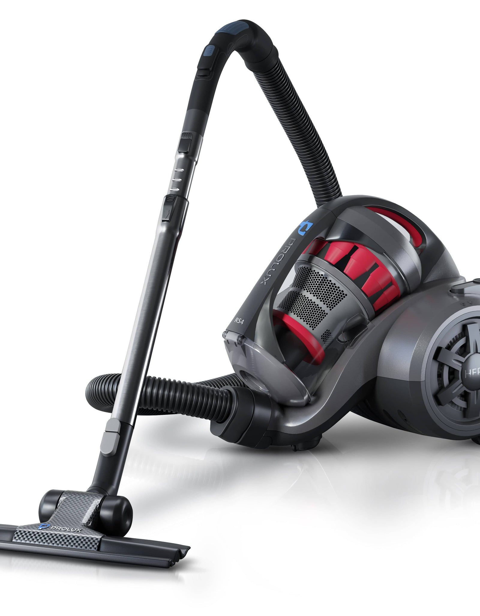 Prolux RS4 Lightweight Bagless Canister Vacuum with HEPA Filtration Premium Button Lock Tools and Automatic Cord Rewind by Prolux Cleaners