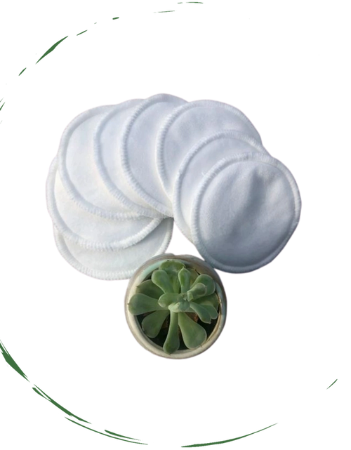 Load image into Gallery viewer, Reusable Facial Rounds Pads (5pcs) by BeNat

