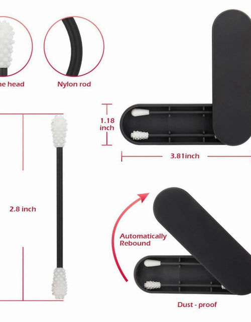 Load image into Gallery viewer, Reusable Silicone Cotton Swab -2 Pack by Choixe
