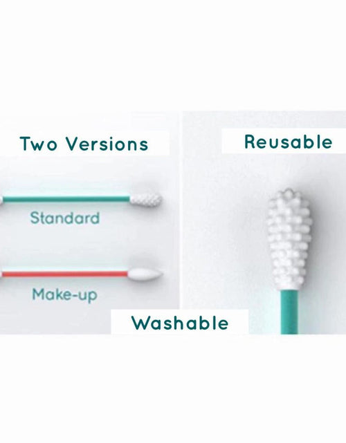Load image into Gallery viewer, Reusable Silicone Cotton Swab -2 Pack by Choixe
