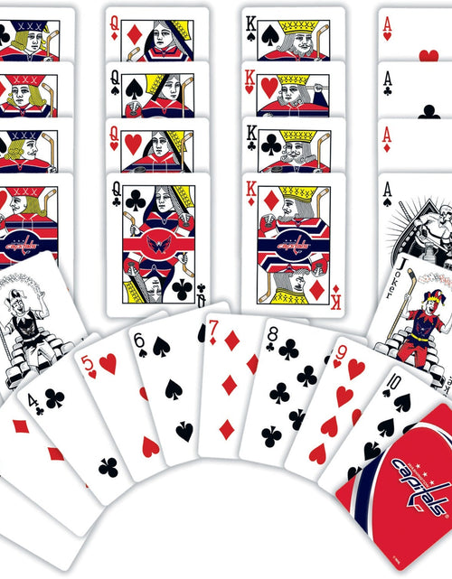 Load image into Gallery viewer, Washington Capitals Playing Cards - 54 Card Deck by MasterPieces Puzzle Company INC
