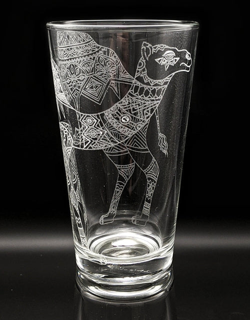 Load image into Gallery viewer, MYSTIC ANIMAL Pint Glasses by LumEngrave
