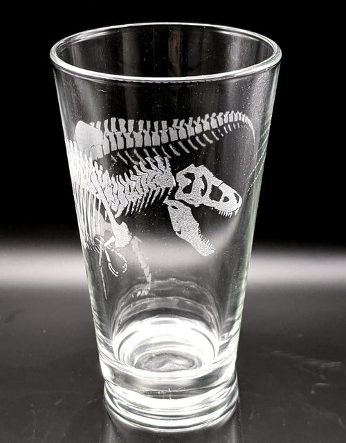 Load image into Gallery viewer, DINOSAUR Pint Glasses by LumEngrave

