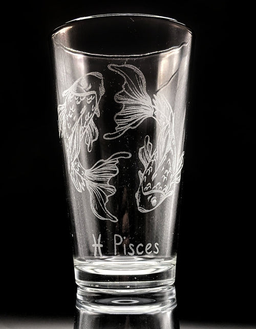 Load image into Gallery viewer, ZODIAC Pint Glasses by LumEngrave
