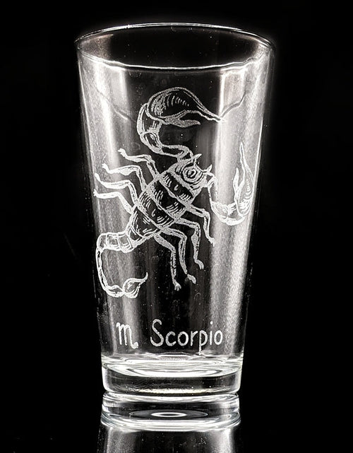 Load image into Gallery viewer, ZODIAC Pint Glasses by LumEngrave

