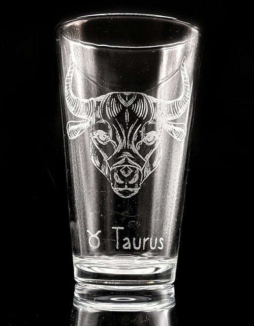 Load image into Gallery viewer, ZODIAC Pint Glasses by LumEngrave
