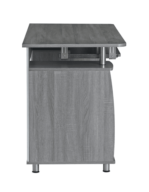 Load image into Gallery viewer, Techni Mobili Complete Workstation Computer Desk with Storage, Grey by Level Up Desks
