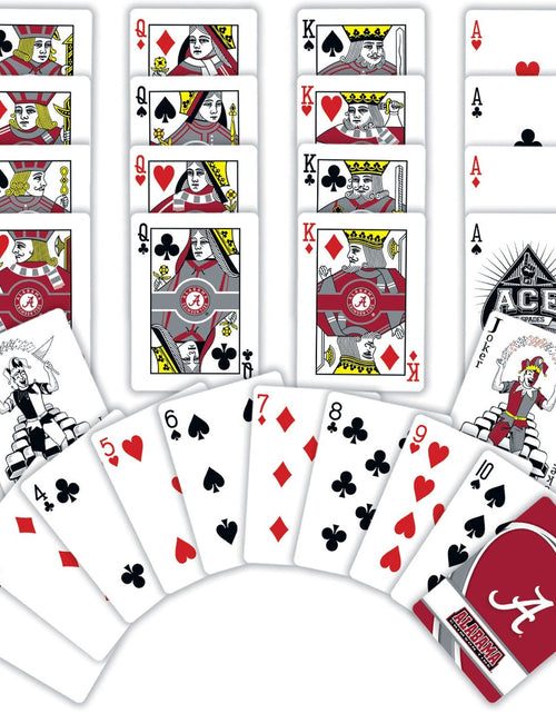 Load image into Gallery viewer, Alabama Crimson Tide Playing Cards - 54 Card Deck by MasterPieces Puzzle Company INC
