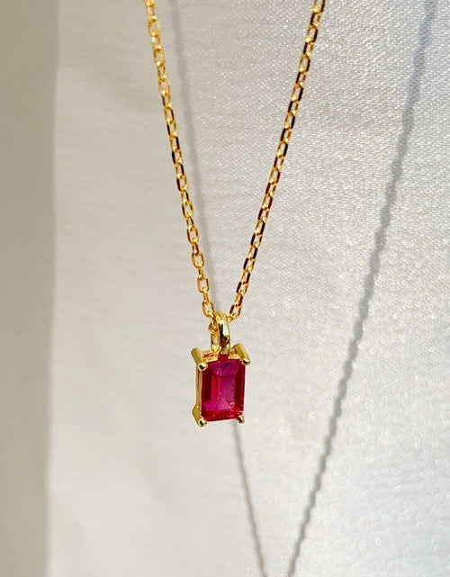 Load image into Gallery viewer, Birthstone Necklace - July by Little Sky Stone

