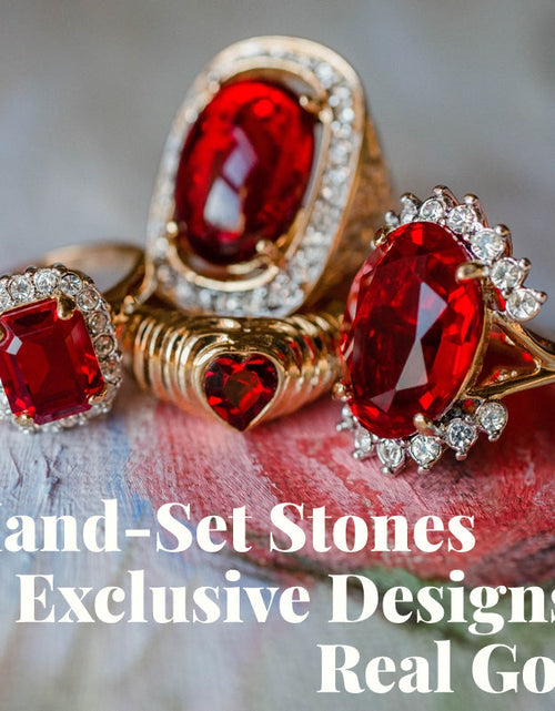 Load image into Gallery viewer, FIVE FOR ONE -Mix of 5 Vintage/Antique Rings for Women We Select Per Your Specifications Made in America - Bulk Pack by PVD Vintage Jewelry
