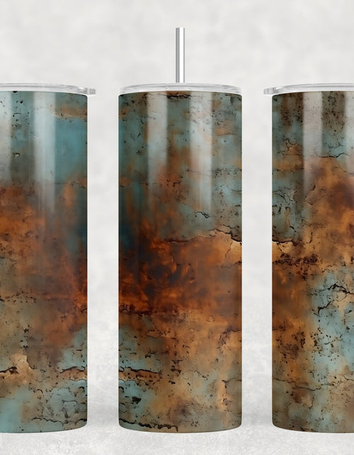 Load image into Gallery viewer, Rust - 20 oz Steel Skinny Tumbler - Optional Blue Tooth Speaker - Speaker Color will Vary by Rowdy Ridge Co
