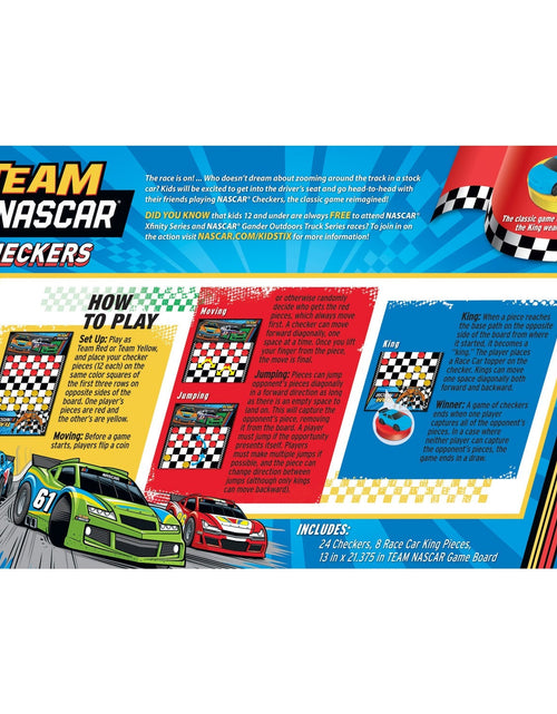 Load image into Gallery viewer, NASCAR Checkers Board Game by MasterPieces Puzzle Company INC
