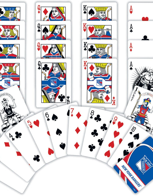 Load image into Gallery viewer, New York Rangers Playing Cards - 54 Card Deck by MasterPieces Puzzle Company INC
