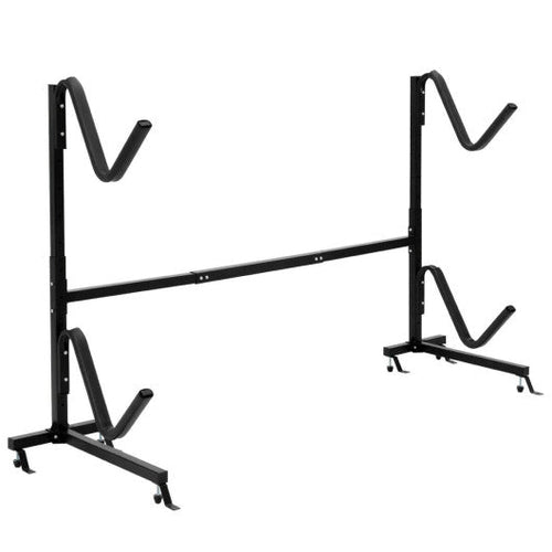 Load image into Gallery viewer, Freestanding Height Adjustable Dual Kayak Storage Rack
