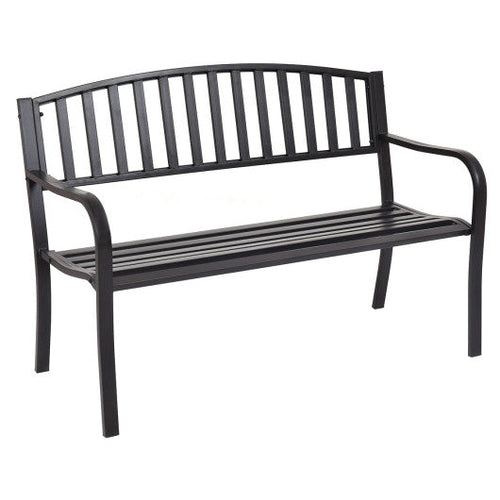 Load image into Gallery viewer, 50 Inch Patio Garden Bench Loveseats for Outdoor
