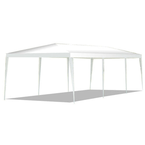 Load image into Gallery viewer, 10 x 30 Feet Gazebo Canopy Tent with Connection Stakes and Wind Ropes
