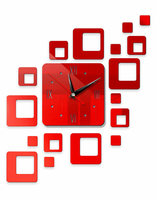 Load image into Gallery viewer, Modern DIY 3D Large Wall Clock Mirror Surface Sticker Art Design Home Decor Room _mkpt44 by Js House

