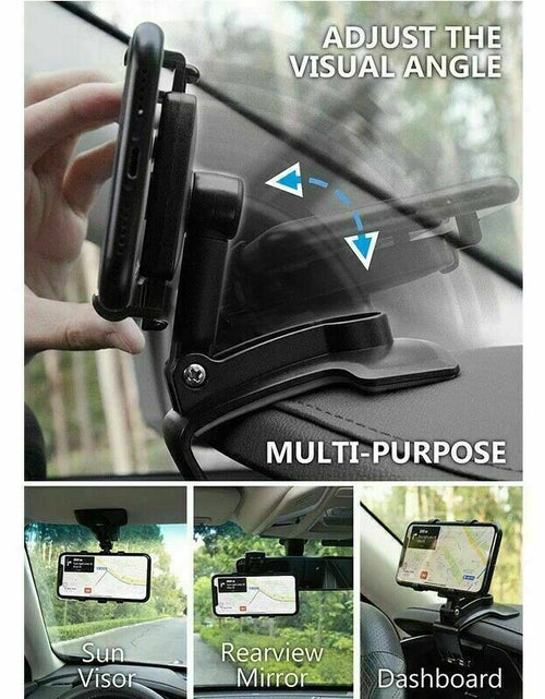 Load image into Gallery viewer, Spida Mount 360° Universal Cell Phone Car Dashboard Holder Stand Bracket Clip #ns23 _mkpt by Js House
