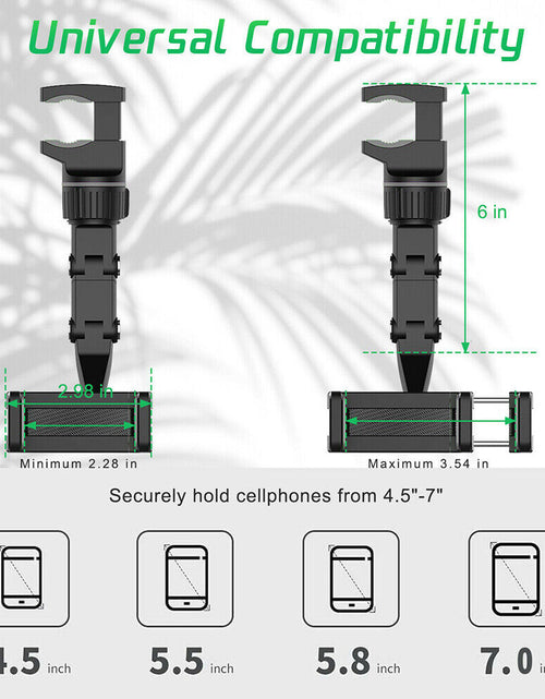 Load image into Gallery viewer, Adjustable 360° Rotation Phone Holder Car Rearview Mirror_mkpt4 #ns23 by Js House
