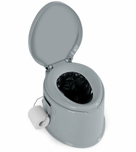 5L Portable Travel Toilet with Paper Holder for Outdoor