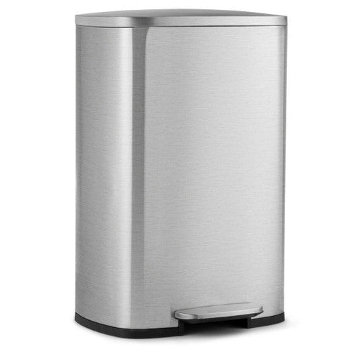 Load image into Gallery viewer, 13.2 Gallon Stainless Steel Trash Garbage Can with Bucket
