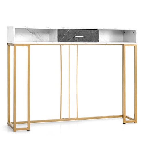 Load image into Gallery viewer, Narrow Long Sofa Table for Living Room-White
