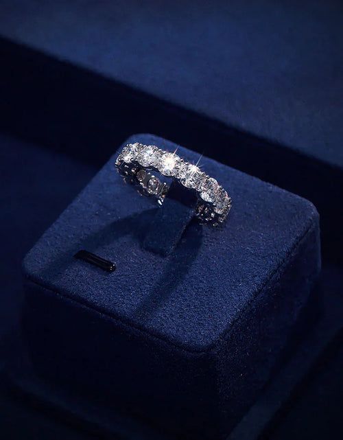Load image into Gallery viewer, S925 Moissanite Diamond Eternity Ring - 5mm by Bling Proud | Urban Jewelry Online Store

