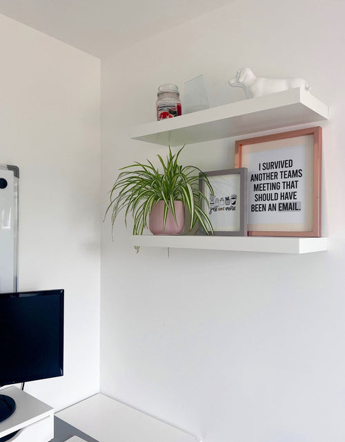 Load image into Gallery viewer, I Survived Another Teams Meeting Office Sarcastic Humorous Funny Wall Decor Quote Print by WinsterCreations™ Official Store
