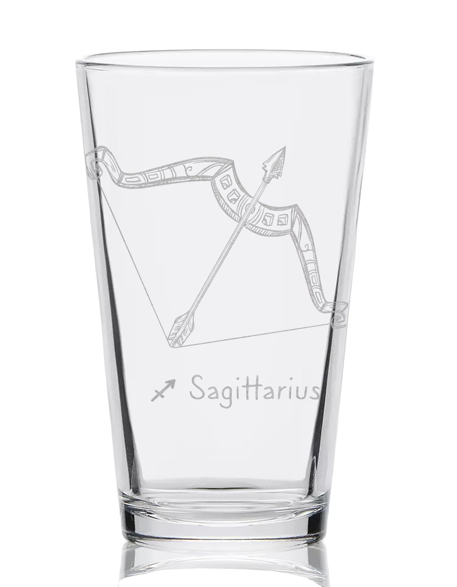 ZODIAC Pint Glasses by LumEngrave