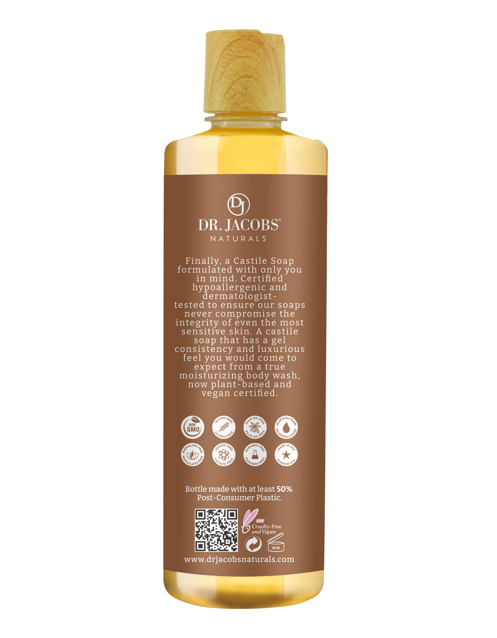 Sandalwood Castile Body Wash by Dr. Jacobs Naturals
