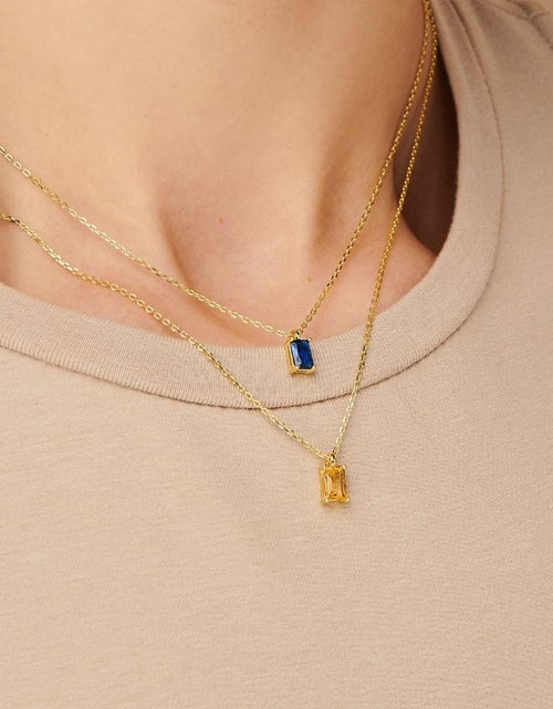 Load image into Gallery viewer, Birthstone Necklace - September by Little Sky Stone
