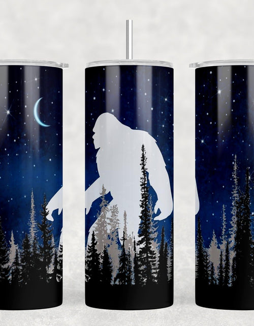 Load image into Gallery viewer, Sasquatch Big Foot|Skinny Tumbler|Optional Bluetooth Speaker| Speaker Color Varies by Rowdy Ridge Co
