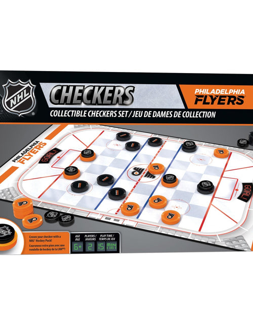 Load image into Gallery viewer, Philadelphia Flyers Checkers Board Game by MasterPieces Puzzle Company INC
