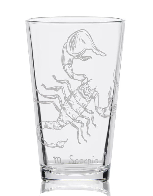 Load image into Gallery viewer, ZODIAC Pint Glasses by LumEngrave
